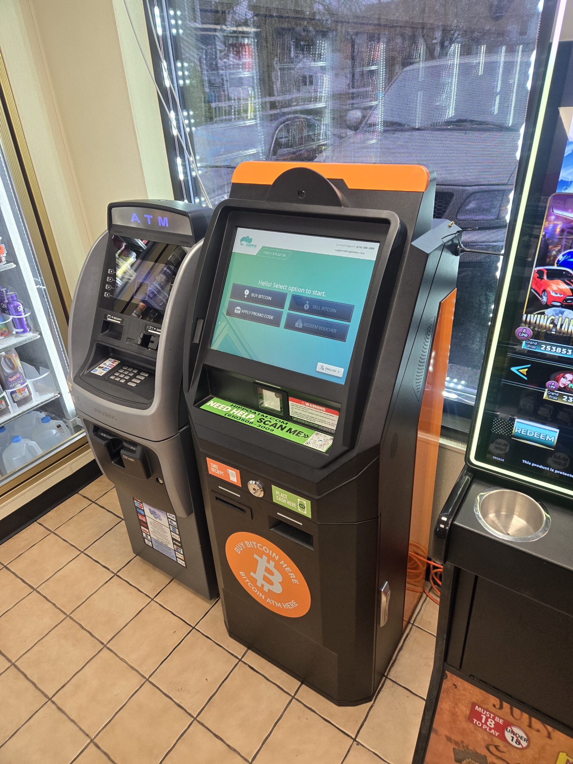 Bitcoin ATM at Lewisberry Uni mart